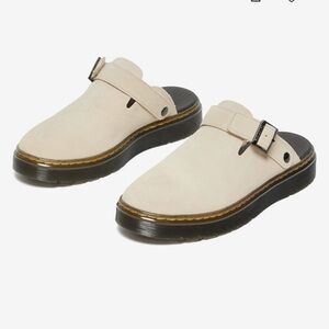 Dr. Martens Beige Slip-On Shoes